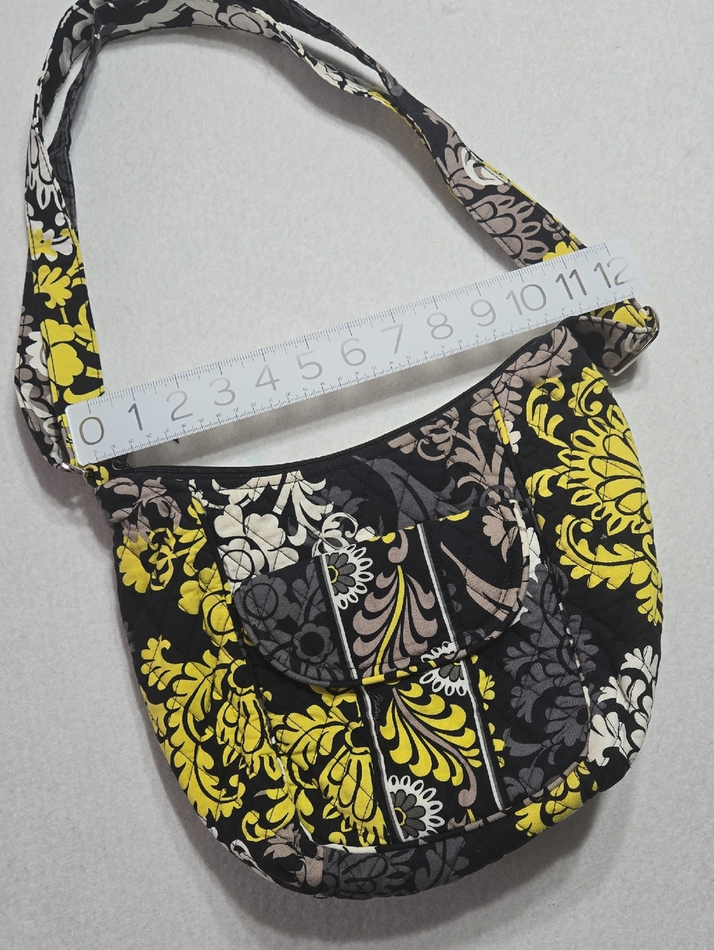 Vera Bradley Quilted Floral "Clare" Pattern Shoulder Bag